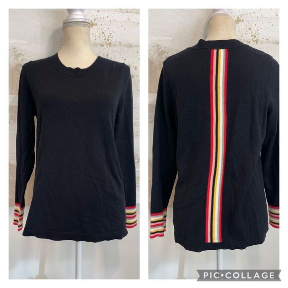 Metric Knits Color Block Striped sweater - Picture 1 of 7